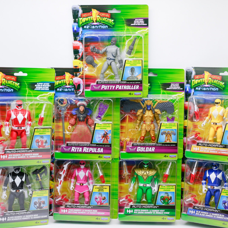 Model Kit Megazord - 마이티 모르핀 파워 레인저스 리-이그나이션 블랙