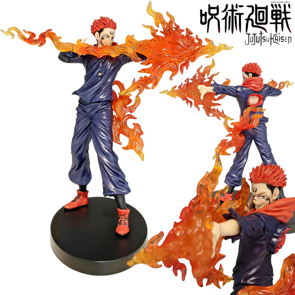 Model Kit Jujutsu Kaisen - 20cm/7.87인치 애니메이션 주술회전 피규어 류오멘 스쿠나