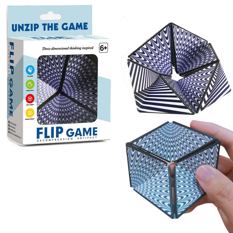Model Kit Infinite Dimension - 무한 3D 매직 큐브 불규칙한 플립