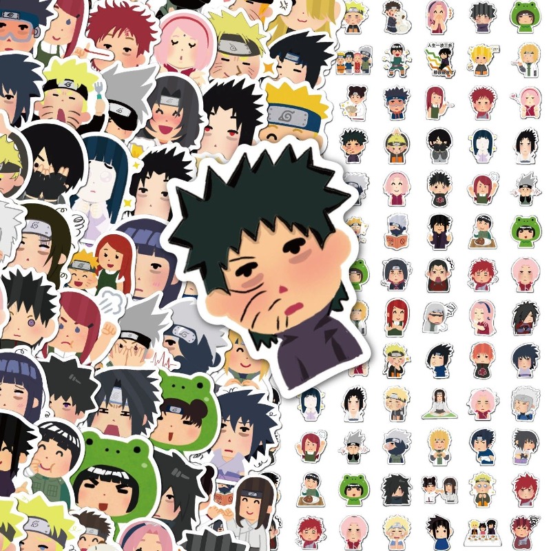 Model Kit Naruto - 85pcs 나루토 애니메이션 2차원 표현 스티커