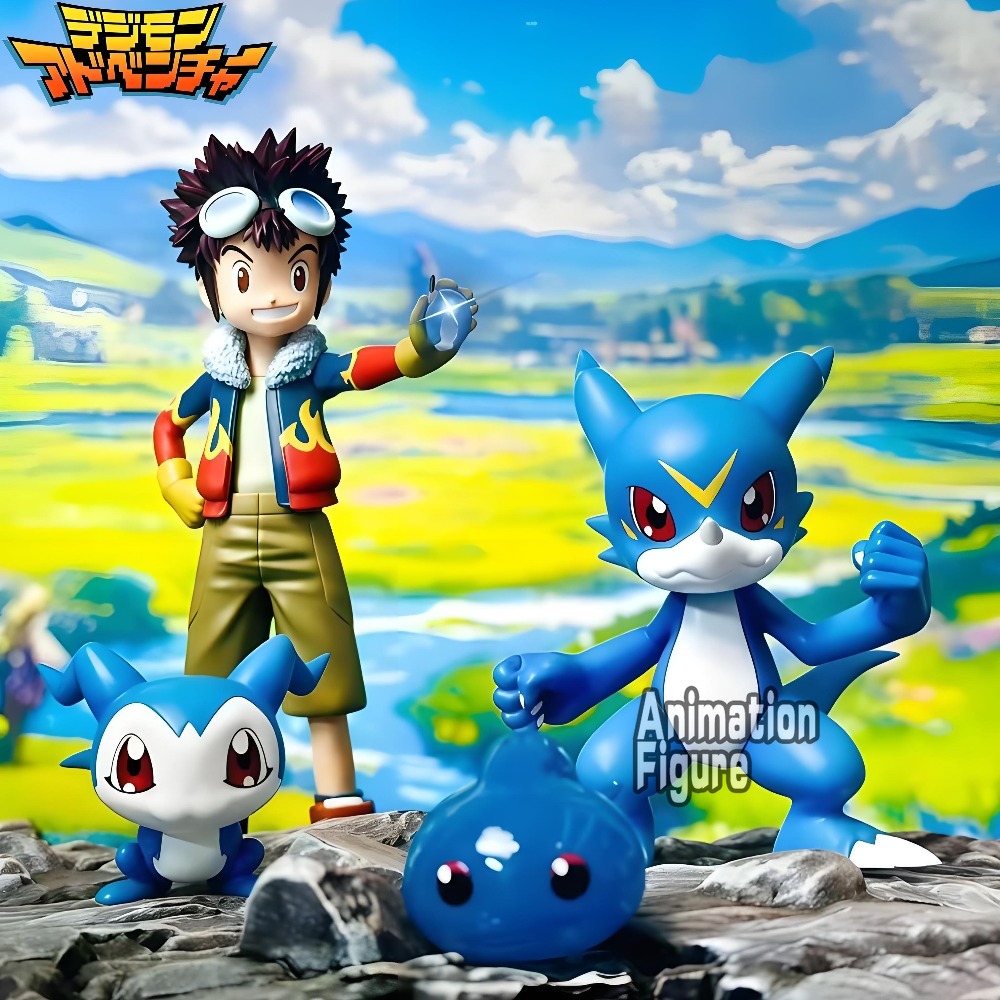 Model Kit Digimon - 2-6cm 애니메이션 디지몬 어드벤처 피규어 V-몬