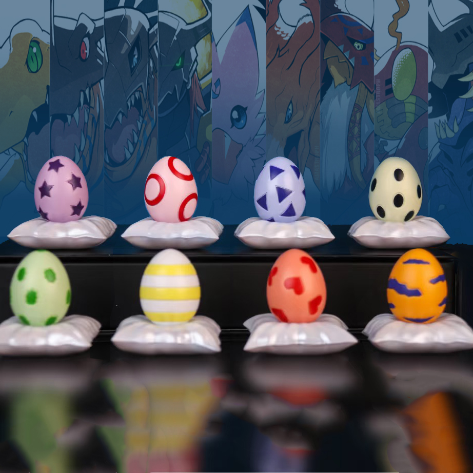Model Kit Digimon - 8개/세트 애니메이션 디지몬 어드벤처 피규어 3.5cm