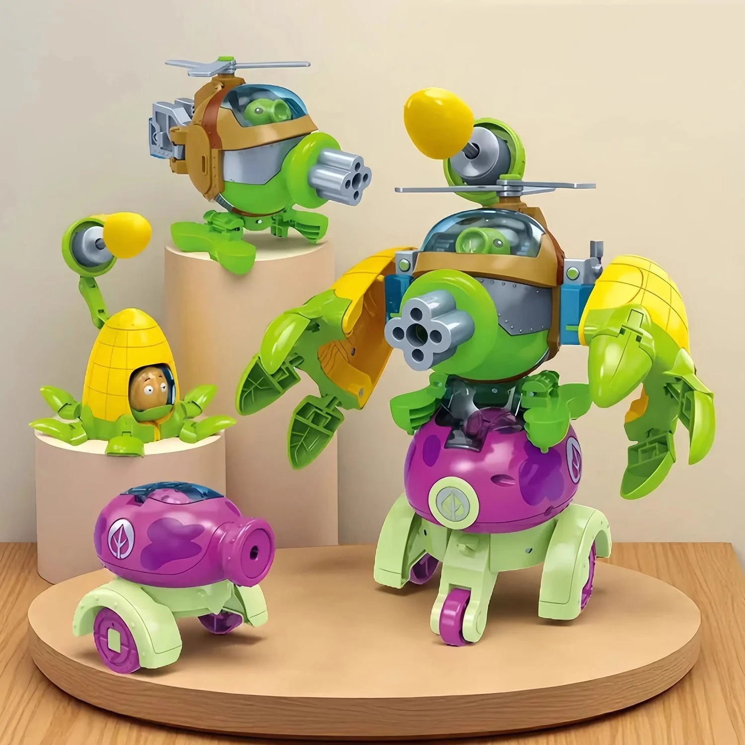 Model Kit Zombie - 2025년 신제품 식물 vs. 좀비 로봇