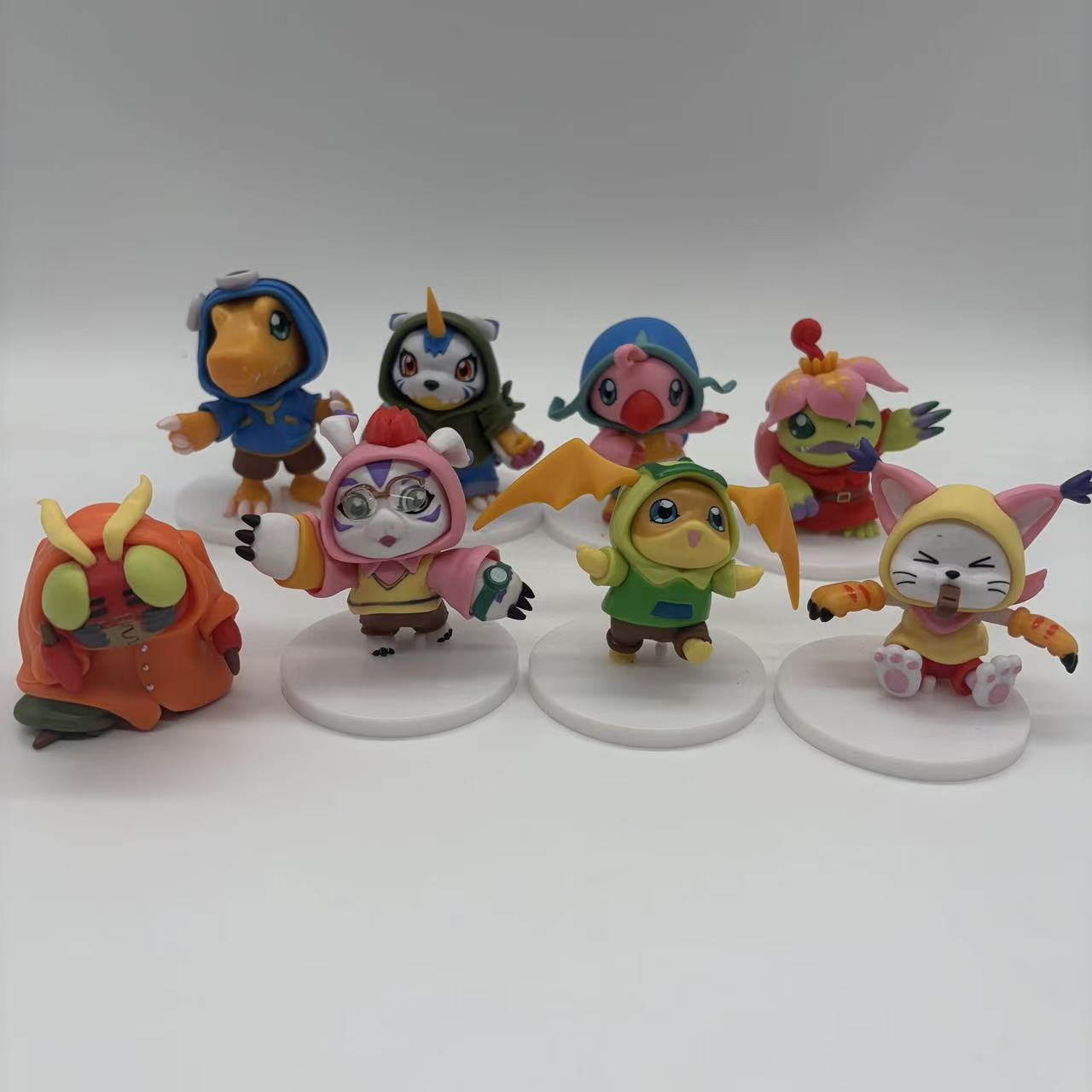 Model Kit Digimon - 어린이를위한 고품질 8 개/대 애니메이션 디지털