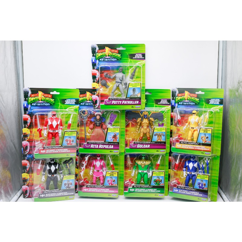 Model Kit Megazord - 플레이메이트 마이티 모르핀 파워 레인저스 리-이그나이션