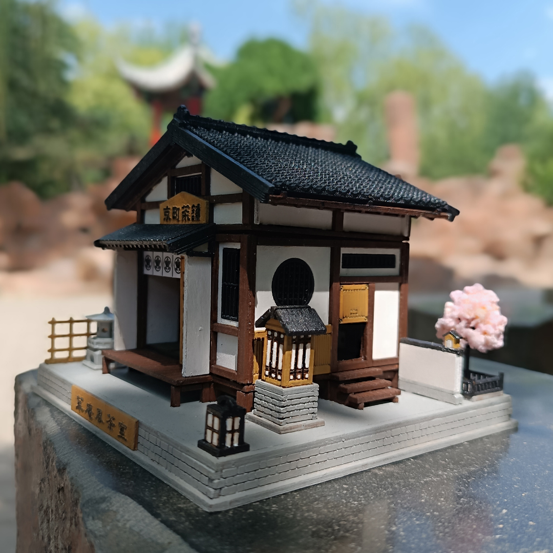 Model Kit Japanese - DIY 나무 미니어처 모델 키트, 일본