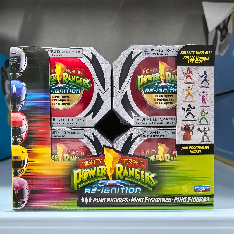 Model Kit Megazord - 플레이메이트 파워레인저스 리-이그나이션 애니메이션 미니 피규어