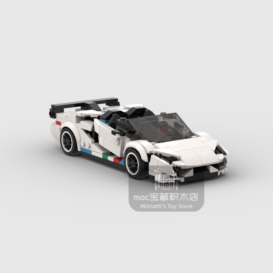 Model Kit Lamborghini - MOC 람보르기니 아벤타도르 SVJ 368피스 레이싱