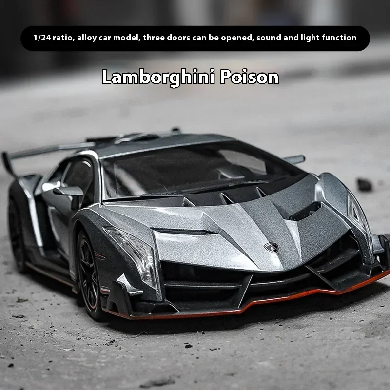 1:24 람보르기니 포이즌 베네노 자동차 합금 자동차, - Model Kit Lamborghini 리뷰 및 가격