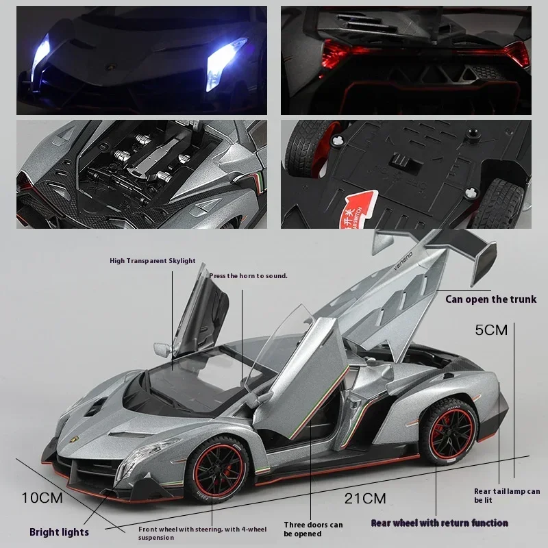 1:24 람보르기니 포이즌 베네노 자동차 합금 자동차, - Model Kit Lamborghini 리뷰 및 가격