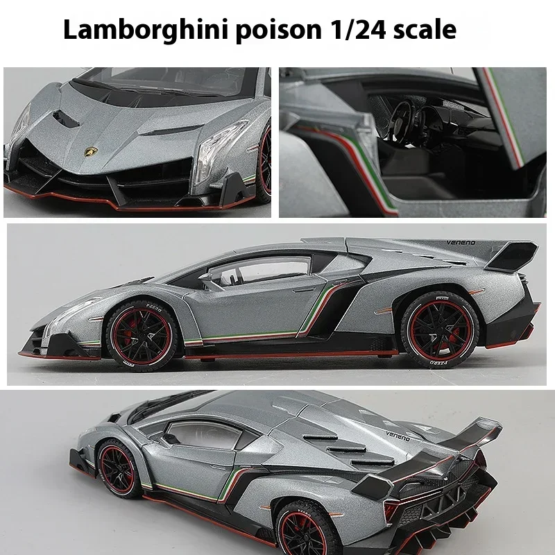 1:24 람보르기니 포이즌 베네노 자동차 합금 자동차, - Model Kit Lamborghini 리뷰 및 가격