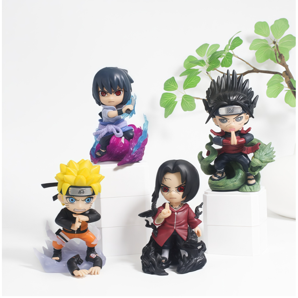 나루토 블라인드 박스 액션 피규어 세트 Q 버전 PVC - Model Kit Naruto 리뷰 및 가격