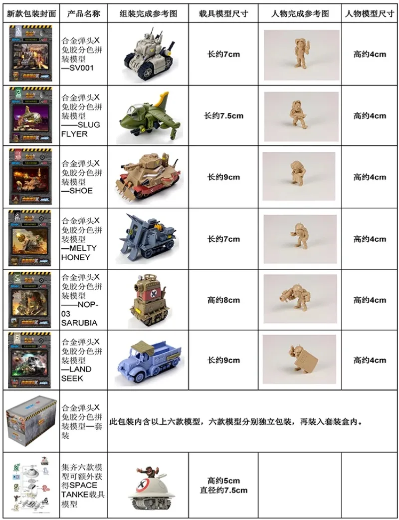 재고 있음 메탈 슬러그 X 시리즈 소규모 조립 모델 탱 - Model Kit Metal Slug 리뷰 및 가격