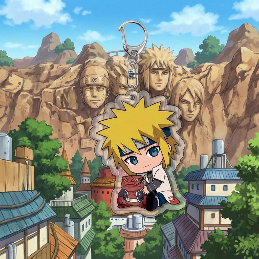 나루토 스피툰 애니메이션 아크릴 백팩 키체인 펜던트 코 - Model Kit Naruto 리뷰 및 가격