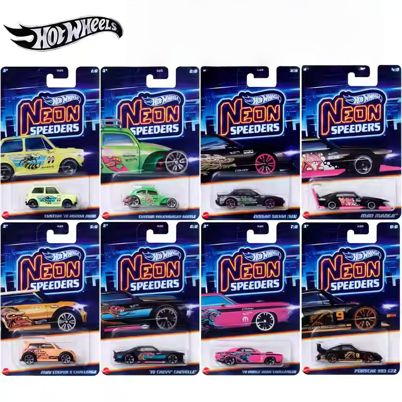 윈드 앤 파이어 휠 네온 스피드 시리즈 8 자동차 세트 - Model Kit Nissan Skyline 리뷰 및 가격