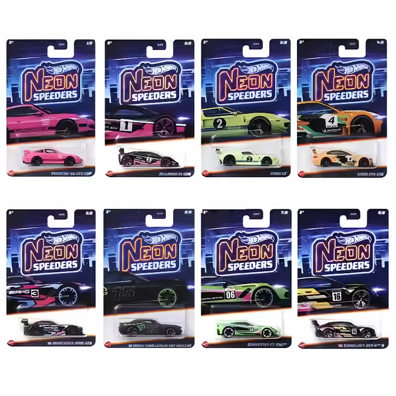 윈드 앤 파이어 휠 네온 스피드 시리즈 8 자동차 세트 - Model Kit Nissan Skyline 리뷰 및 가격