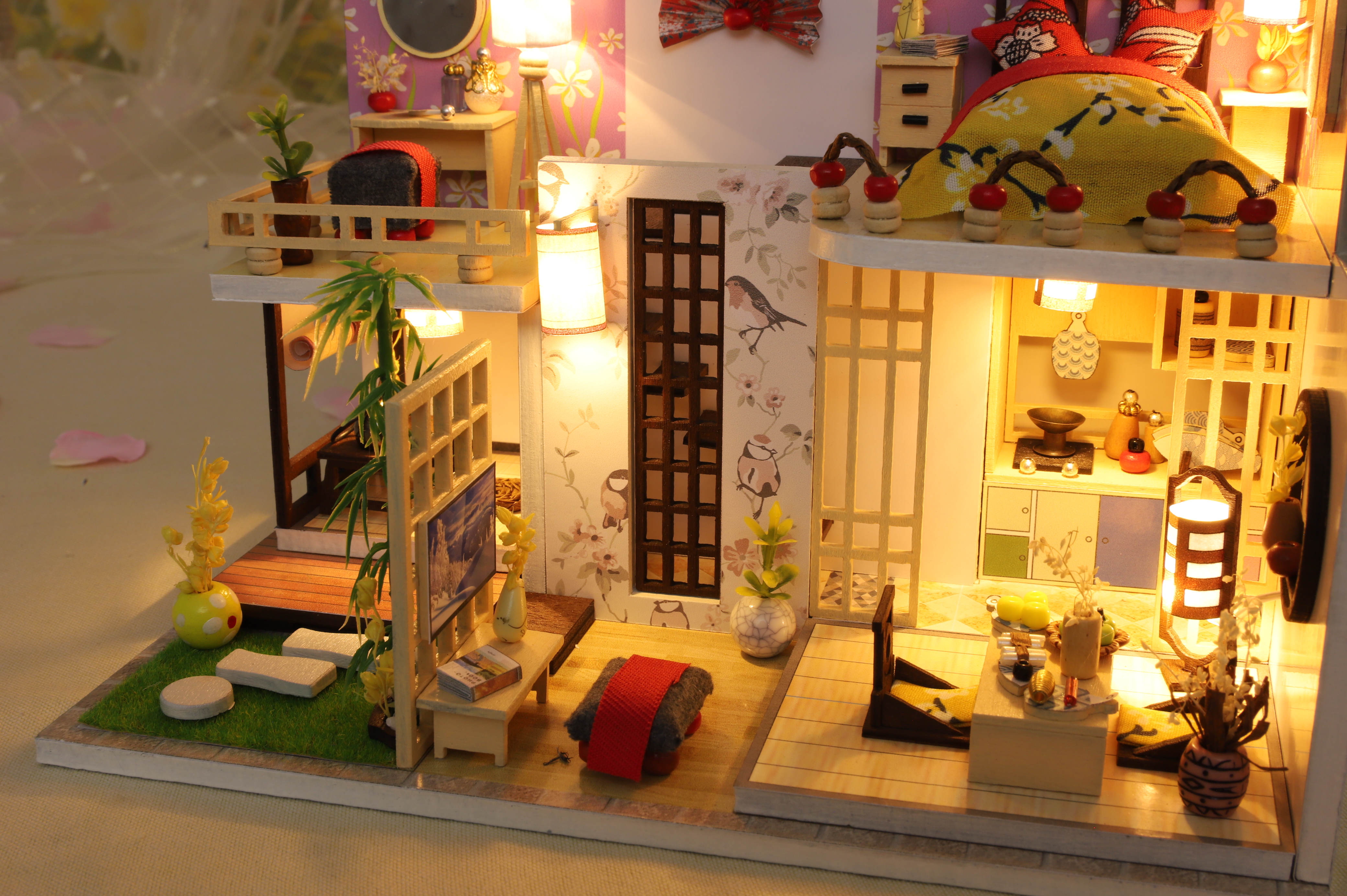 DIY 일본식 로프트 빌라 미니어처 하우스 키트 3D  - Model Kit Japanese 리뷰 및 가격