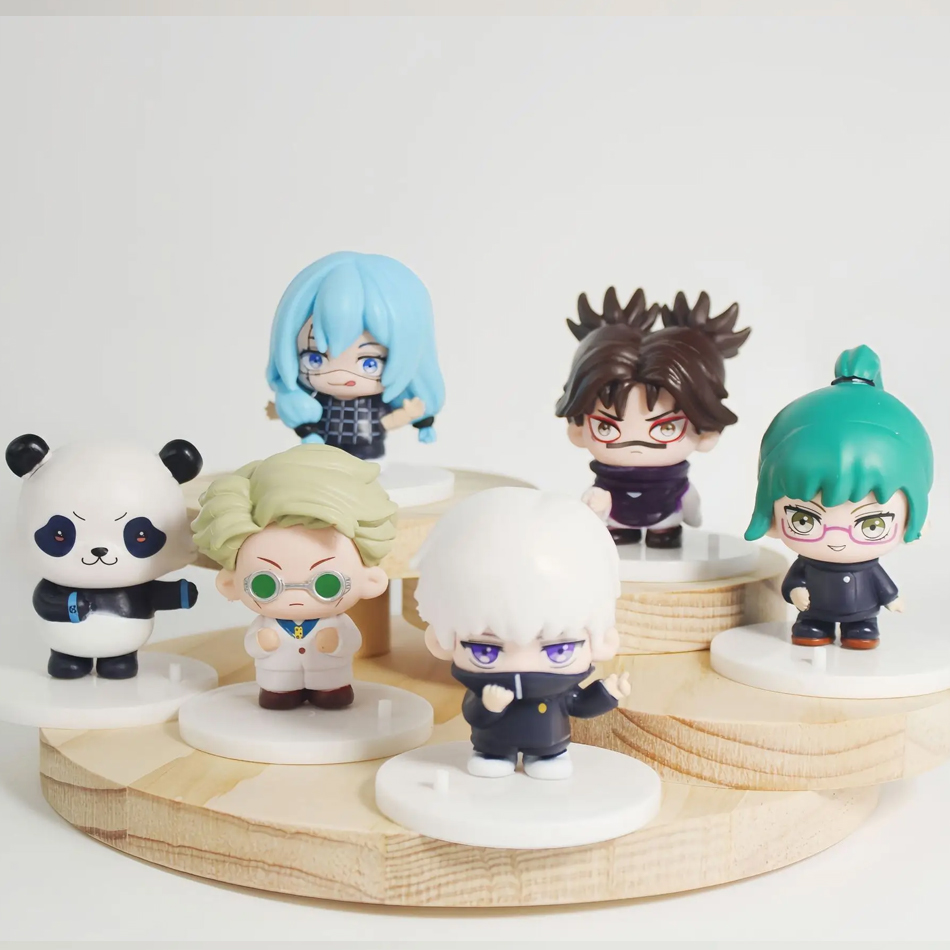 6개/세트 7cm 주술회전 애니메이션 액션 피규어 고죠 - Model Kit Jujutsu Kaisen 리뷰 및 가격