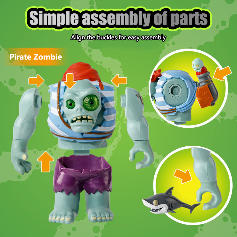 플랜츠 vs. 좀비스 2 자이언트 좀비 조립 장난감 세 - Model Kit Zombie 리뷰 및 가격
