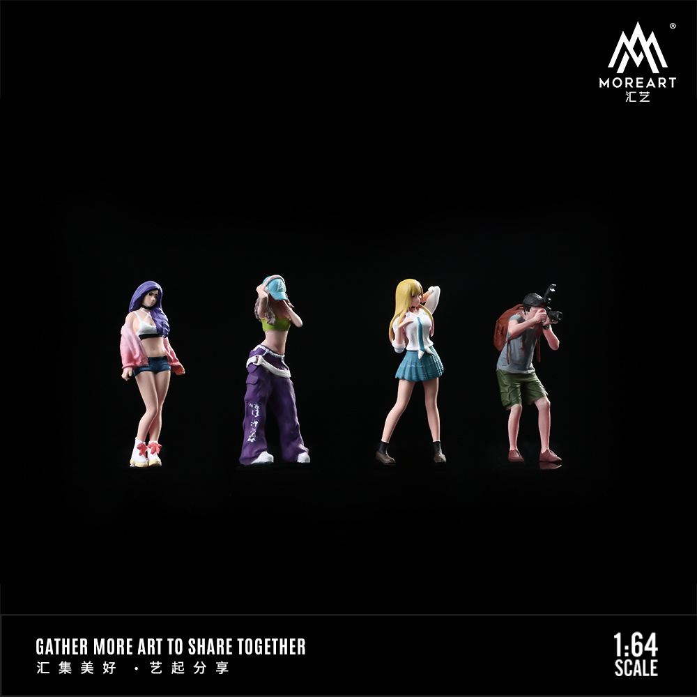 더 많은 아트 1:64 액션 피규어 세트, 스트리트 샷 - Model Kit Display 리뷰 및 가격
